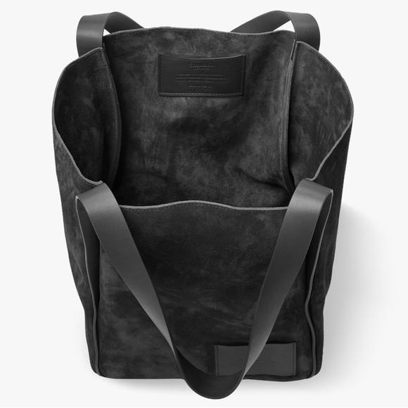Shinola Detroit suede leather Birdy Day Tote slouchy structured luxury work - Picture 13 of 17